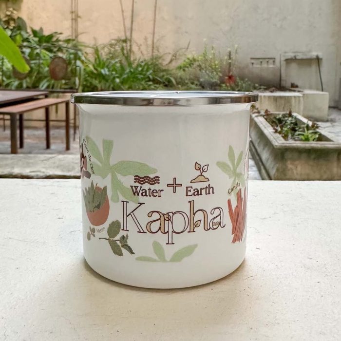 Jarro enlozado hierbas Kapha