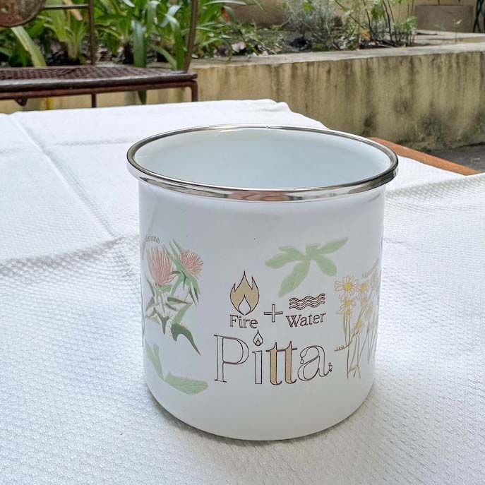 Jarro enlozado hierbas Pitta